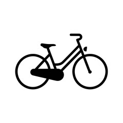 Fototapeta premium bicycle isolated on white background