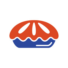 Delicious Whole Pie Bakery Glyph Icon