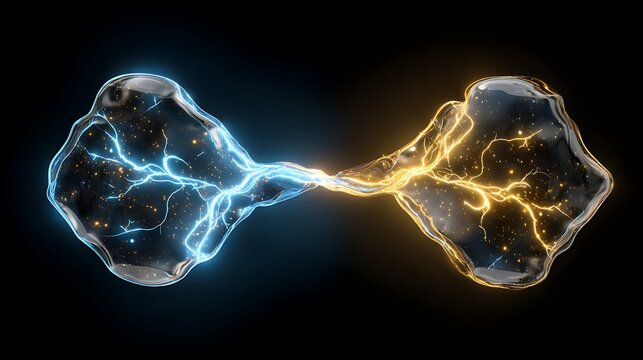 Central Transparent Crystalline Node Flawlessly Receives Current Streams