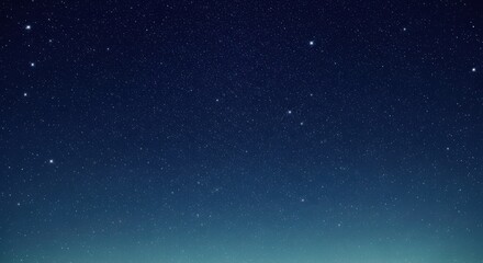 Fototapeta premium Vast, deep blue night sky filled with countless twinkling stars and distant galaxies, creating a sense of wonder and infinite space, ideal for astronomy, science, and cosmic themes