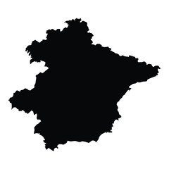 Fototapeta premium Auvergne-rhône-alpes region map
