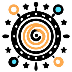 abstract background with circles