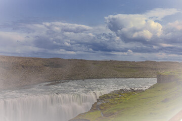 Wunderschöne Dettifoss Wasserfall im Norden von Island
