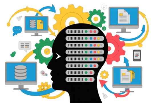 Intelligent system processing data and information with advanced technology and seamless workflow integration for modern business solutions