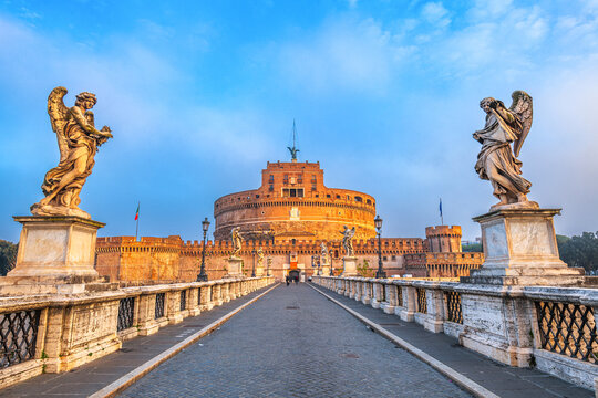 Rome, Italy at Castel Sant'Angelo 1265