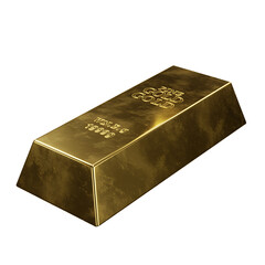 Fototapeta premium Fine Gold Bullion Bar on Black Background Investing in Precious Metals and Monetary Policy Concept