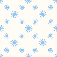 A blue and white floral pattern. A beautiful blue and white floral pattern. The flowers are small and arranged in a circular shape. The pattern is repeated throughout the image.