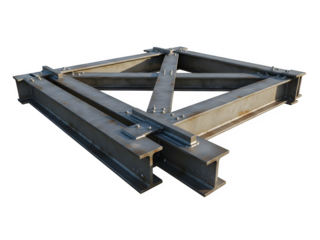 Steel structure framework for construction