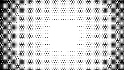 pixel bitmap dither with background bit set and bg pattern game. Halftone shape effect with duotone tone gradation mosaic and square speckle video. Retro arcade blend with geometry dithering