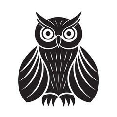 Majestic Owl Twilight Spirit Silhouette Artwork