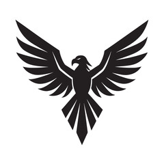 Majestic Eagle Fierce Ascend Flight Silhouette