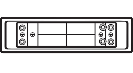## **43. Table shuffleboard outline icon vector**
