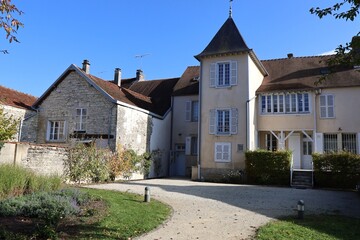 Maison du peintre Auguste Renoir, village d'Essoyes, d&eacute;partement de l'Aube, France