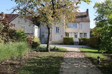Maison du peintre Auguste Renoir, village d'Essoyes, d&eacute;partement de l'Aube, France
