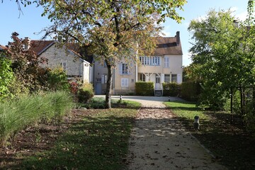 Maison du peintre Auguste Renoir, village d'Essoyes, d&eacute;partement de l'Aube, France