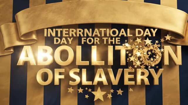 International day for the abolition of slavery golden text and stars