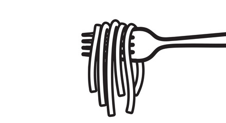 ## **11. Pasta outline icon vector**
