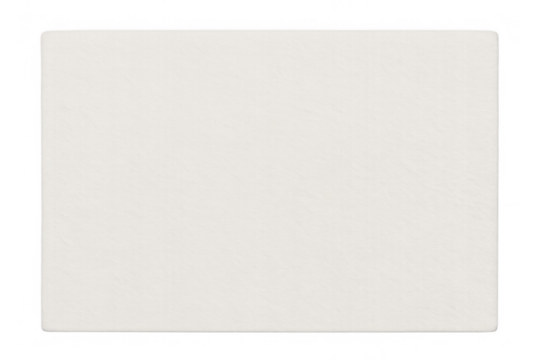 Blank white paper background with rounded corners having transparent alpha channel, empty texture template with copy space - Powered by Adobe