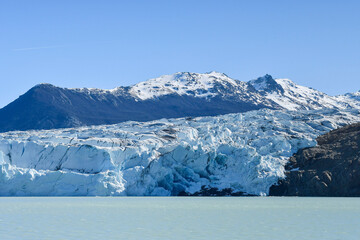 The Viedma glacier and the lake of the same name