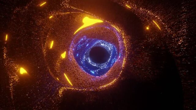 Dynamic tunnel video vj loop screensaver displaying vibrant swirling colors in a seamless motion for endless visual enjoyment