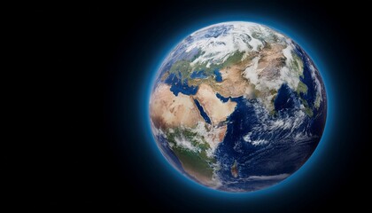 Fototapeta premium Earth Globe On Transparent Background
