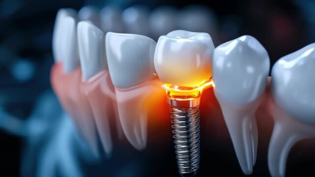 Jaw implant: crown fix, root mimic, chewing return, gum heal, bone grip, oral structure, titanium post, missing correction, dental base, smile strength, tooth recovery