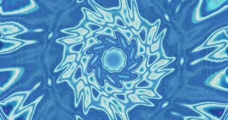 Endless blue tunnel video loop screensaver creates mesmerizing visual experience for relaxation and focus