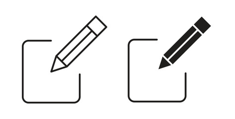 Edit icons for use web design,logo.Symbol illustration.