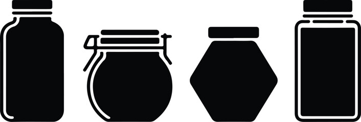 Jar Icon Set – High-Quality Minimal & Modern Jar Icons Collection Best Jar Icon Set – Clean, Simple & Editable Jar Icons for Designers