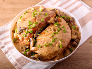 Turkey breast with mushroom