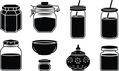 Jar Icon Set – High-Quality Minimal & Modern Jar Icons Collection Best Jar Icon Set – Clean, Simple & Editable Jar Icons for Designers