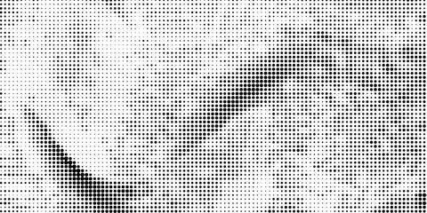 fun beautiful black and white shadow halftones retro pop art funky urban colorful comic book. Dotted halftone gradient texture. Vanishing polka dot background. Repeating dots gradation pattern backgro