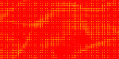 Dots halftone orange color pattern gradient texture with technology digital background. Dots pop art comics with summer background modern halftone