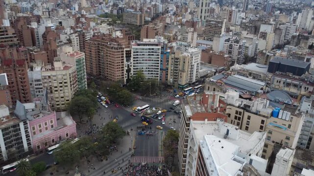 Aerial View of Downtown Patio Olmos C&oacute;rdoba, Argentina &ndash; Urban Cityscape