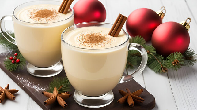 Holiday Eggnog with Copyspace
