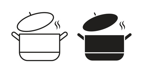 Pot icons for use web design,logo.Symbol illustration.