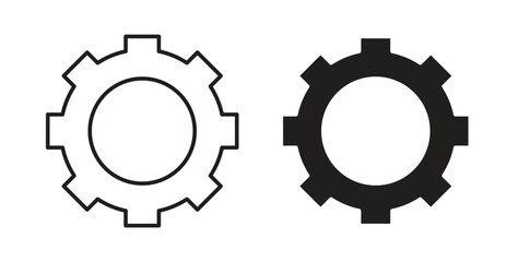 Settings icons for use web design,logo.Symbol illustration.