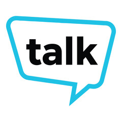 Fototapeta premium Talk speech bubble