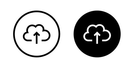 Cloud data transfer icon