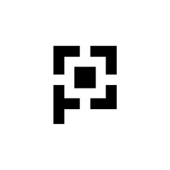 P MONOGRAM LOGO