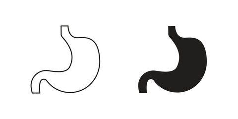 Obraz premium Stomach icon