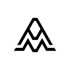 AM MONOGRAM LOGO