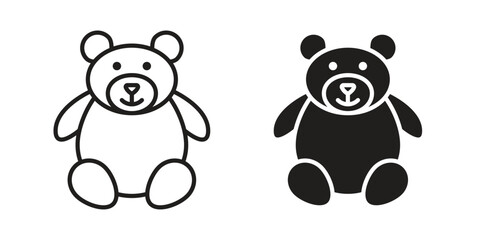 Teddy bear icon