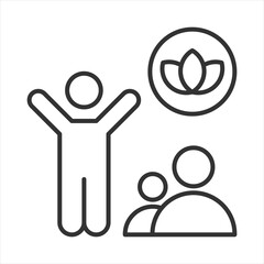 Psychotherapy Outline Icon