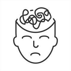 Anxiety Outline Icon