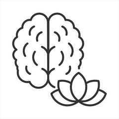 Mindfulness Outline Icon