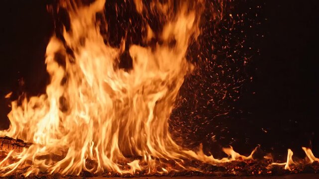 Infernos Dance A Fiery Display of Heat and Light.