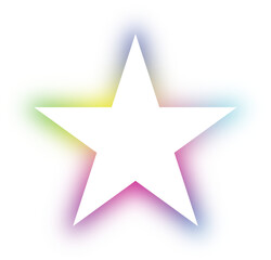 Bright golden 3D star icon vector illustration symbol for design, award, and holiday celebration decoration on white