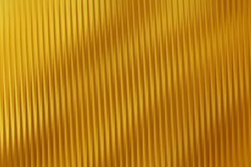 Abstract metallic golden texture with vertical lines creating a shimmering and reflective surface effect seen closely