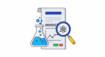 Scientific Invoice Analysis with Flask and Magnifying Glass.